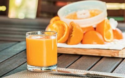 Orange juice before bed benefits